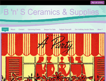 Tablet Screenshot of bnsceramics.com